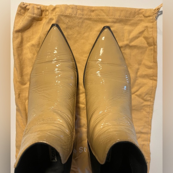 Acne Studios Patent Boots - Picture 8 of 12